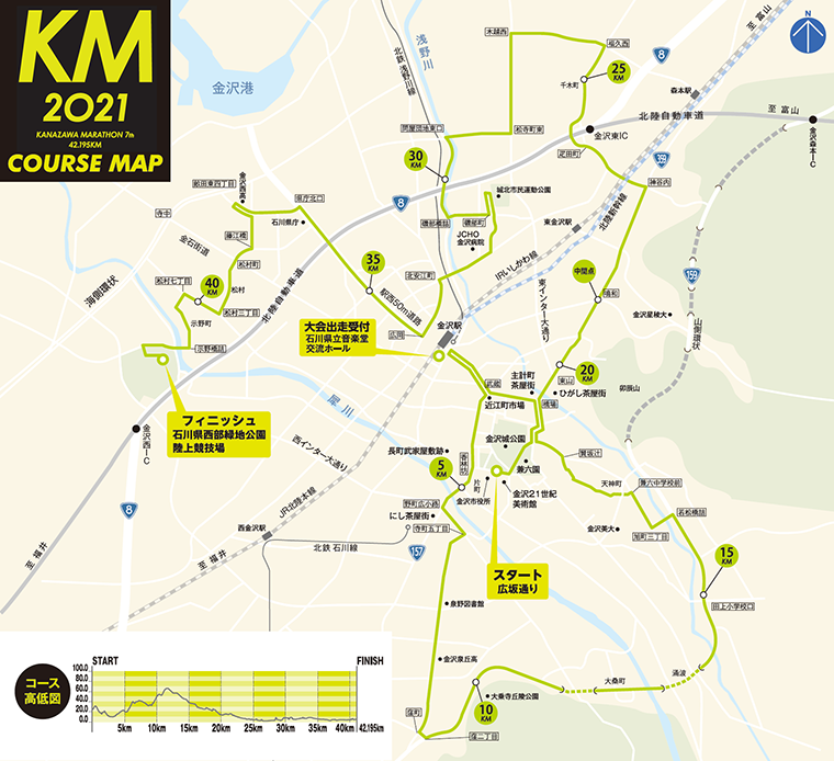 コース紹介 大会情報 金沢マラソン2021